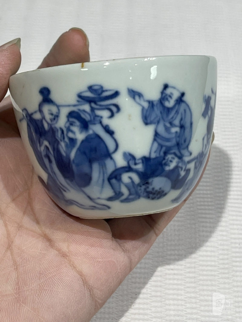 清代 青花瓷器一组八件 - 图18